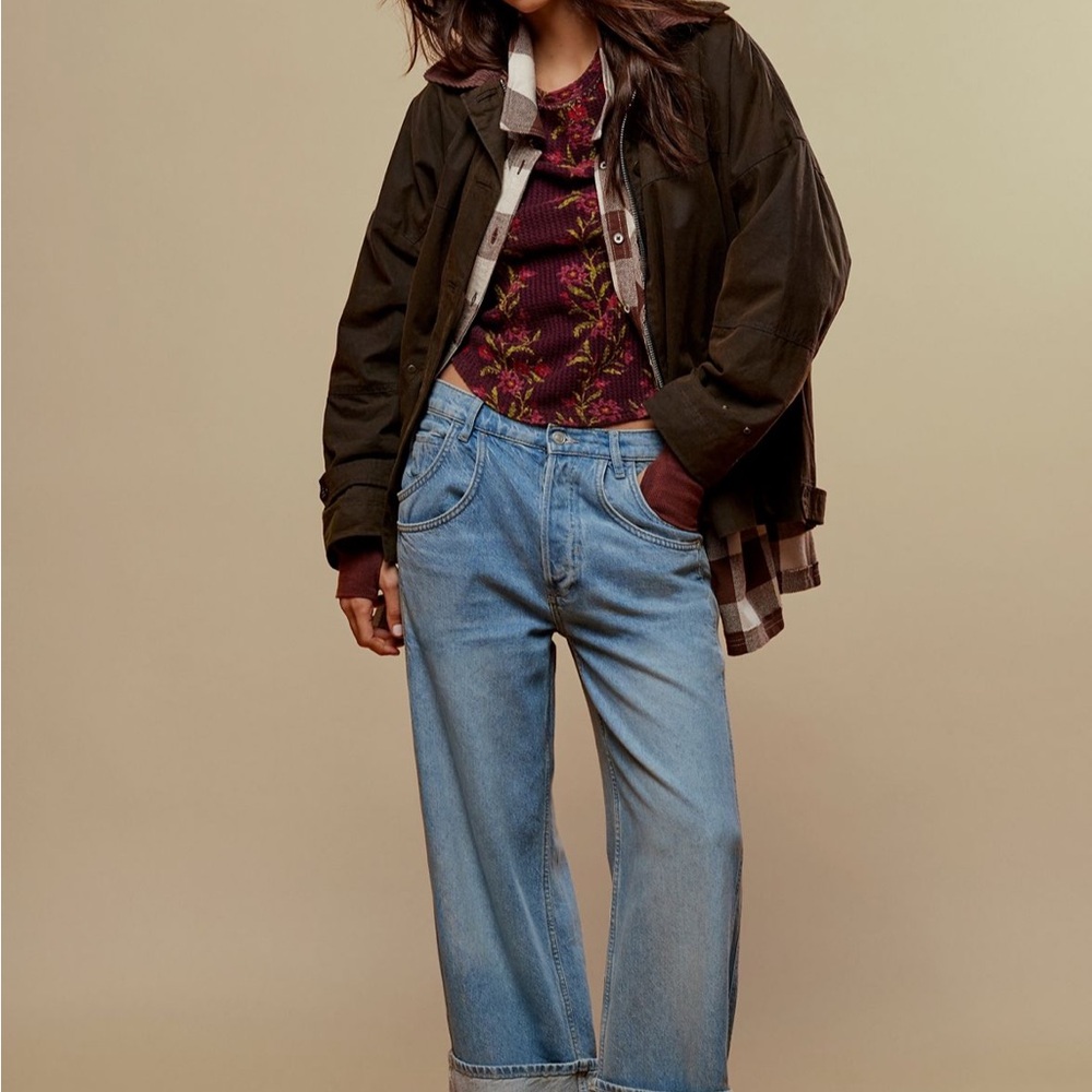 We The Free Final Countdown Cuffed Low Rise Jeans